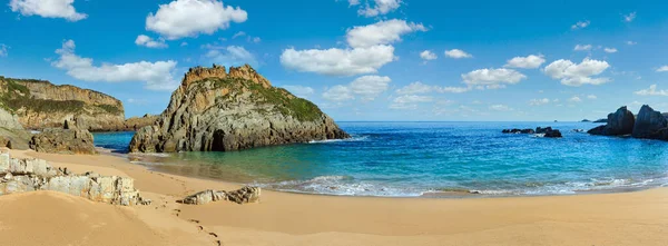 Playa Sandy Mexota España Océano Atlántico Costa Paisaje —  Fotos de Stock
