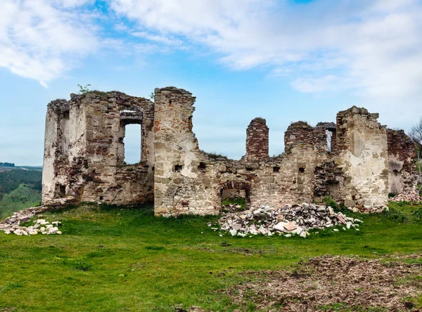 Pidzamochok Castle Spring Ruins Buchach District Ternopil Region Ukraine Dating — Stock Photo, Image