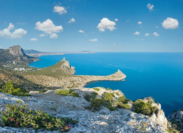 Costa Novyj Svit Reserva Panorama Verano Capchik Cabo Crimea Ucrania — Foto de Stock