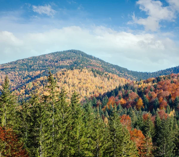 Herbstliche Karpatenlandschaft Stara Guta Oblast Iwano Frankiwsk Ukraine — Stockfoto
