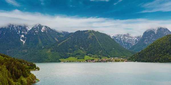 阿琴湖 阿琴湖 夏季景观 奥地利 — 图库照片
