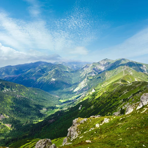 Tatra Гірський Польща Вид Гора Каспрів Верх — стокове фото
