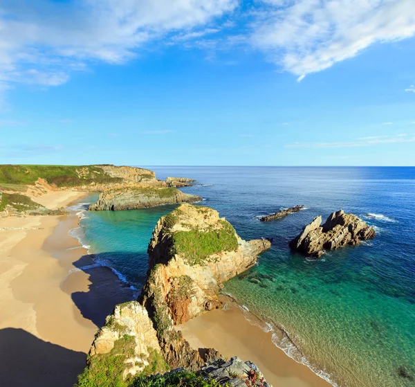 Sandy Mexota Beach Spanien Atlanten Kusten Landskap — Stockfoto