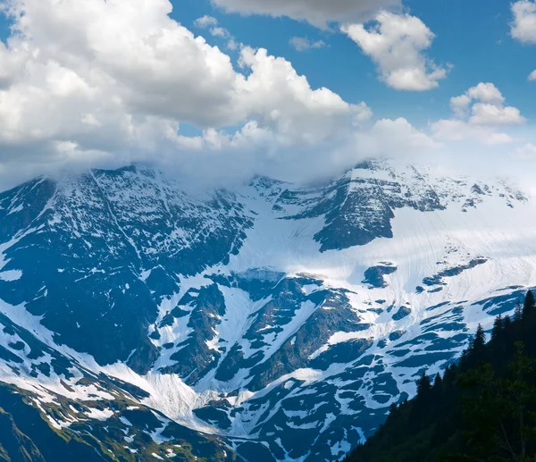 Estate Giugno Alpe Cime Vista Dalla Grossglockner High Alpine Road — Foto Stock