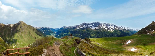 Panorama Los Alpes Verano Desde Passo Del San Gottardo Suiza — Foto de Stock