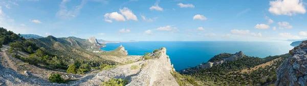 Kusten Novyj Svit Reserve Sommaren Panorama Krim Ukraina — Stockfoto