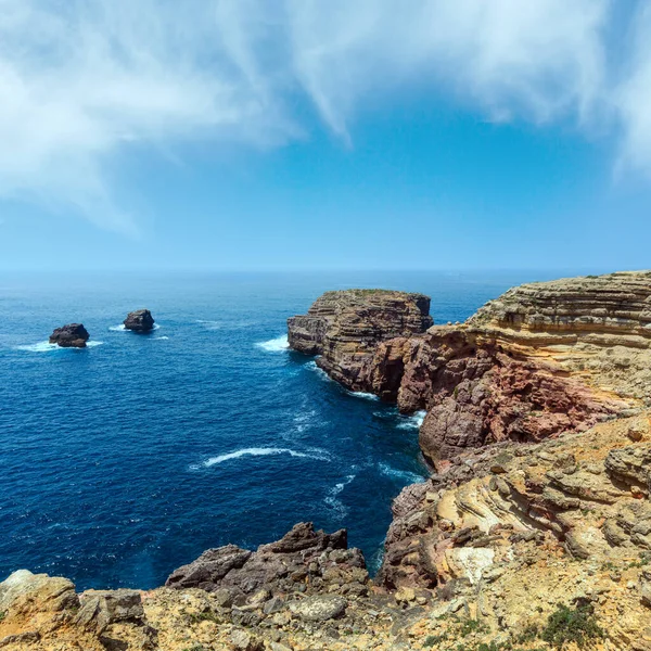 Sommar Atlantens Klippkust Utsikt Aljezur Algarve Costa Vicentina Portugal — Stockfoto