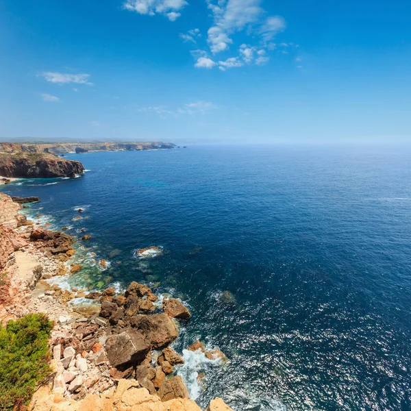 大西洋海岸夏景 拉各斯 阿尔西 科斯塔 Vicentina 葡萄牙 — 图库照片