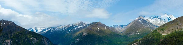 Sommar Juni Alp Bergstoppar Panorama Från Grossglockner High Alpine Road — Stockfoto