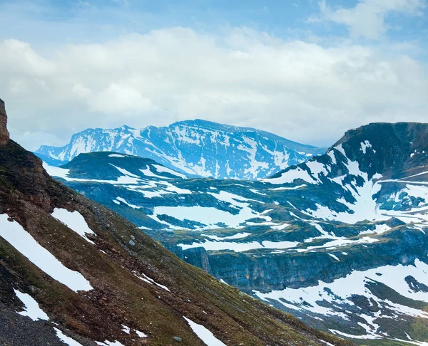 Verano Junio Montaña Los Alpes Vista Desde Grossglockner High Alpine —  Fotos de Stock