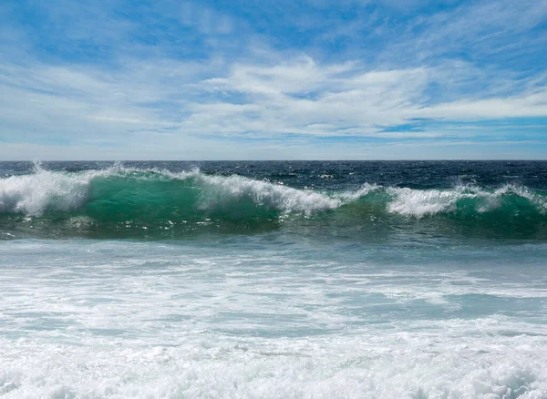 Zee Storm Uitzicht Vanaf Strand — Stockfoto