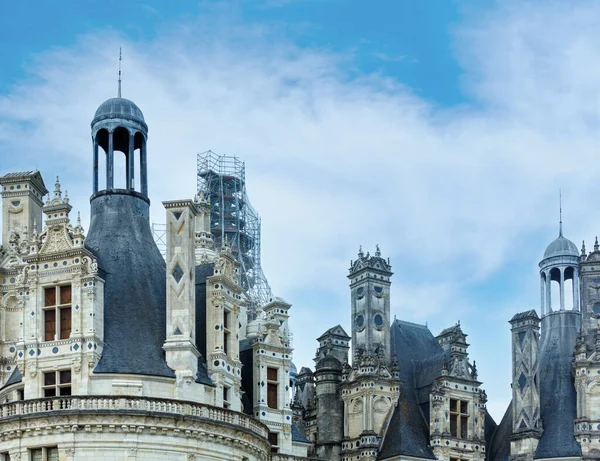 Slottet Chambord Detalj Loire Dalen Frankrike Byggt 1519 1547 — Stockfoto