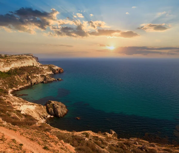 Pohled Pobřeží Phiolent Cape Krimea Ukrajina — Stock fotografie