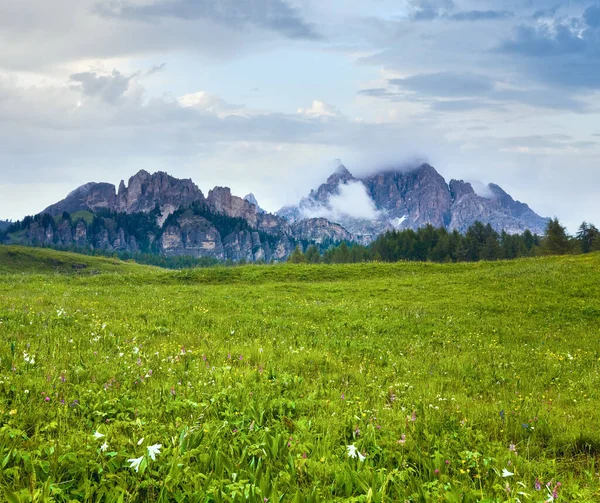 Lugn Sommar Italienska Dolomiterna Mountain Visa — Stockfoto