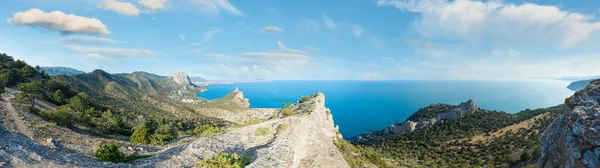 Coastline Novyj Svit Reserve Summer Panorama Crimea Ukraine — Stock Photo, Image