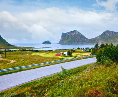 haukland sahil yaz Clear view (Norveç, lofoten).