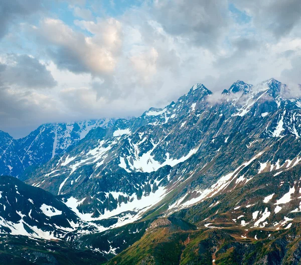 Lato Czerwiec Alpy Góra Widok Grossglockner High Alpine Road — Zdjęcie stockowe