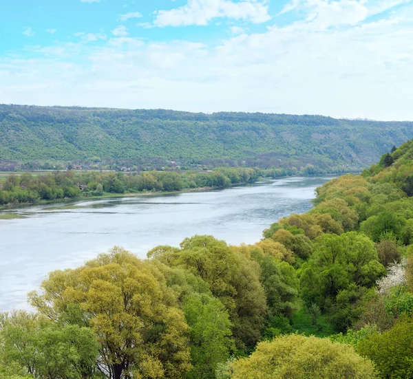 ドニステル川の渓谷の上の美しい景色 Ustechko テルノーピリ地域 ウクライナ ヨーロッパ — ストック写真