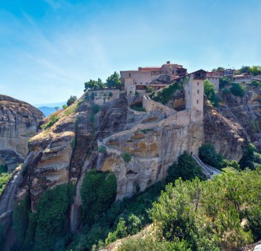 meteora - kayalık manastırları Yunanistan'da karmaşık önemli