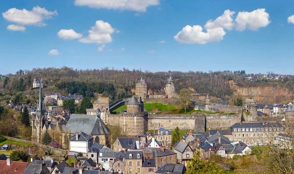 Chateau Fougeres France Spring Panorama Build Century — Stock Photo, Image