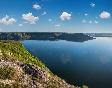 Dnister Nehri Kanyonu, Bakota Körfezi, Khmelnytsky Bölgesi, Ukrayna.