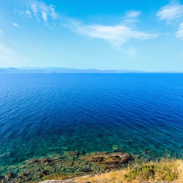 Summer Sea View Ormos Panagias Halkidiki Greece — Stock Photo, Image