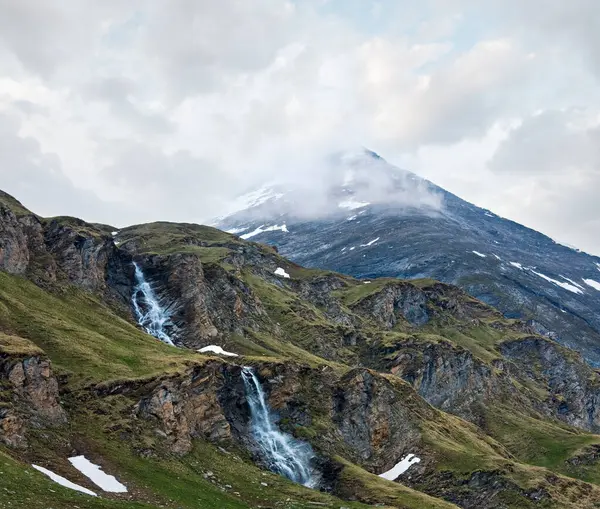 Small Waterfall Grossglockner High Alpine Road — Stock Photo, Image