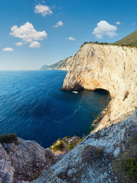 Beautiful Summer Coast Landscape Ionian Sea Lefkada Greece — Stock Photo, Image