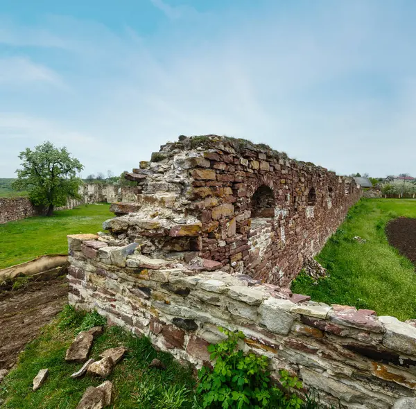 Pidzamochok Castle Spring Ruins Buchach District Ternopil Region Ukraine Dating — Stock Photo, Image
