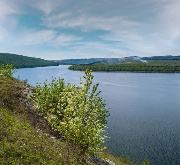 Increíble Vista Primavera Cañón Del Río Dnister Región Chernivtsi Ucrania —  Fotos de Stock