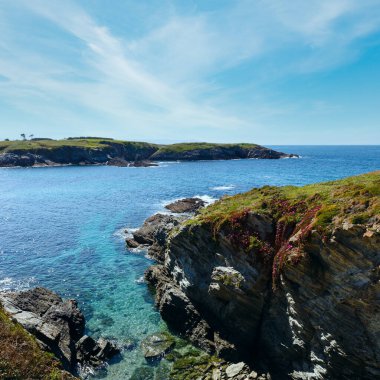 Okyanus Adası gökhan kıyı şeridi manzara (İspanya yaz).