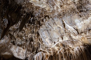 Büyük Havza Ulusal Parkı, Nevada 'daki Lehman Mağaraları' nın içindeki kaya oluşumları