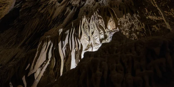 Felsformationen Innerhalb Der Lehman Höhlen Great Basin National Park Nevada — Stockfoto