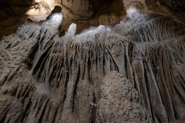 Formações Rochosas Dentro Das Cavernas Lehman Parque Nacional Grande Bacia — Fotografia de Stock