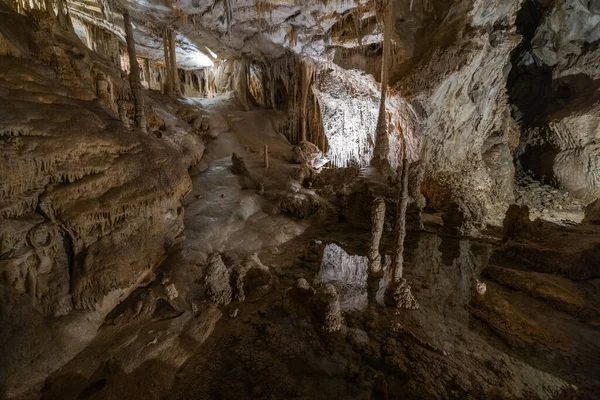 Formaciones Rocosas Dentro Las Cuevas Lehman Parque Nacional Gran Cuenca — Foto de Stock