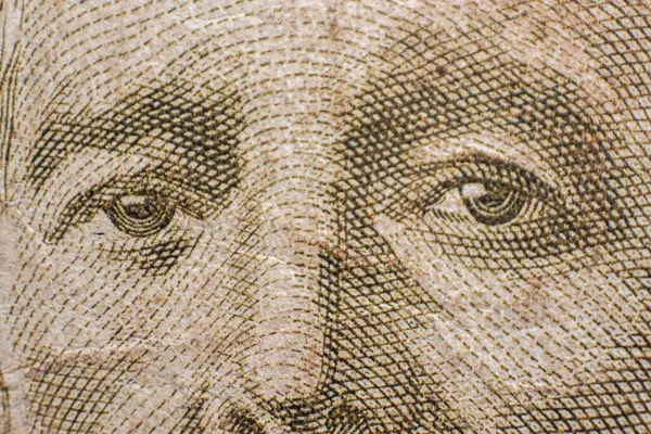 Primer Plano Extremo Viejo Billete Papel Moneda Costa Rica Billete —  Fotos de Stock