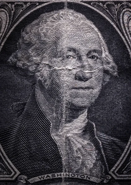 Makró Kép Egy Egydolláros Bankjegyről Mint Koncepcióról — Stock Fotó