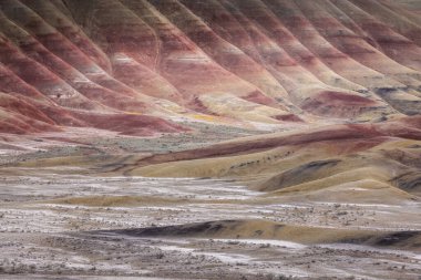 Beautiful and colorful landscape of the Painted Hills in Eastern Oregon, near John Day. clipart