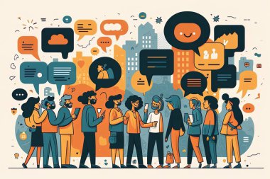 Landing pages of websites related to travel or communication and contact , Flat design