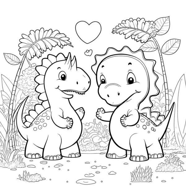 Premium Vector  Dinosaur color by number coloring pages for adults