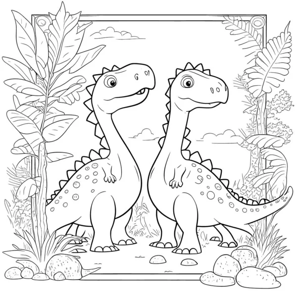 Dinosauri da colorare! 50 disegni da colorare per bambini 4-10 anni, solo  fronte con retro nero.: Libri da colorare… di 
