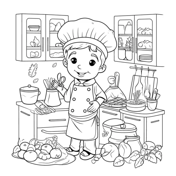 Tableware And Kitchenware Coloring Book. Illustration For Children Stock  Photo, Picture and Royalty Free Image. Image 42567959.