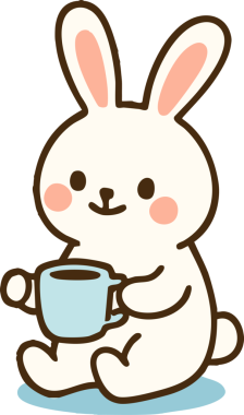 Neşeli bir ifadeyle elinde sevimli bir tavşan tutuyordu. Karakter yumuşak beyaz kürk, pembe kulaklar ve pembe yanaklar içerir, dost canlısı ve davetkar atmosfer yaratır.