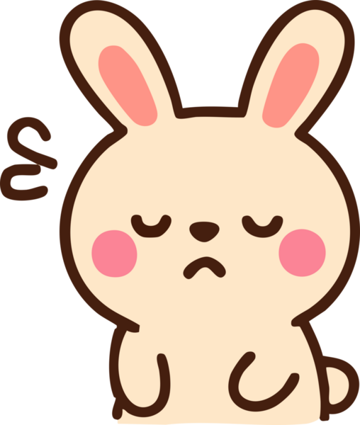 Pembe yanaklı, uzun kulaklı, hüzünlü bir çizgi film tavşanı. Karakterin basit bir tasarımı var, bunu çocuk çizimleri ve animasyonları için çekici kılıyor.