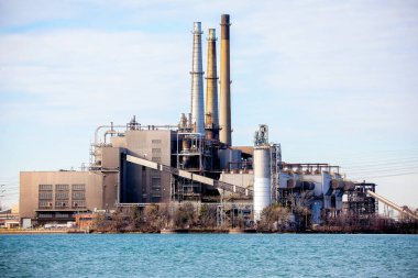 DTE Enerji Nehri Rouge Elektrik Santrali Endüstriyel Güç Üretimi