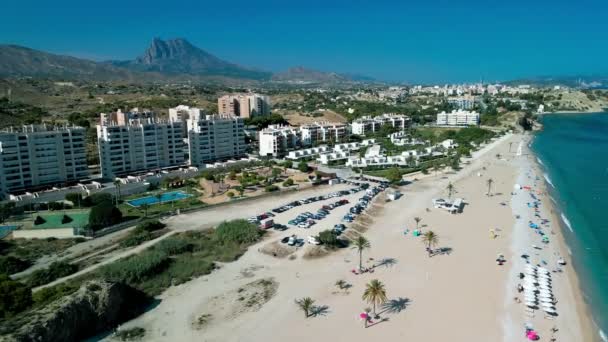 Beach Platja Del Parad Villajoyosa 스페인 — 비디오