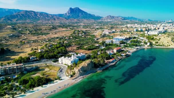Playa Platja Del Parad Cerca Villajoyosa Sur España — Vídeos de Stock