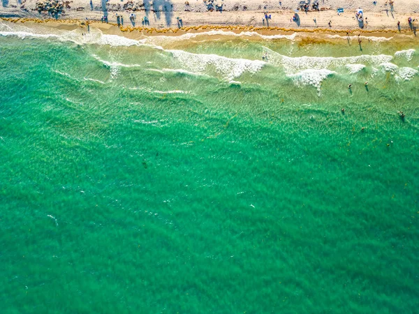 Aerial Photo Deerfield Beach Florida Coastline Usa — стокове фото