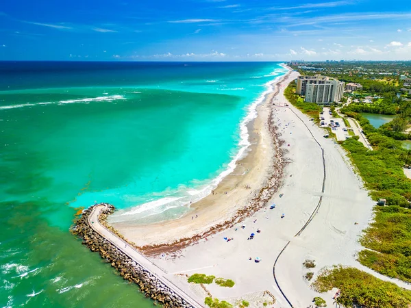 Dubois Park Jupiter Beach Inlet Areal Views Florida Estados Unidos — Foto de Stock