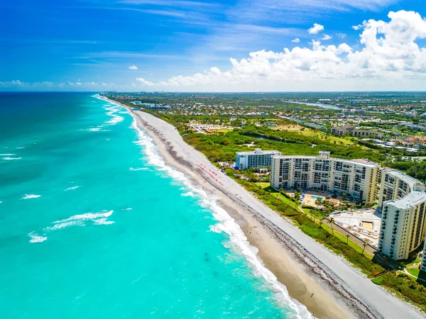 stock image DuBois Park, Jupiter Beach and inlet, areal views, Florida, USA